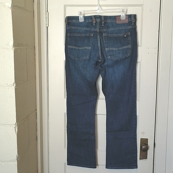 Buffalo By David Bitton Size 32x32 Straight Stretch Dark Wash Jeans - Picture 6 of 10